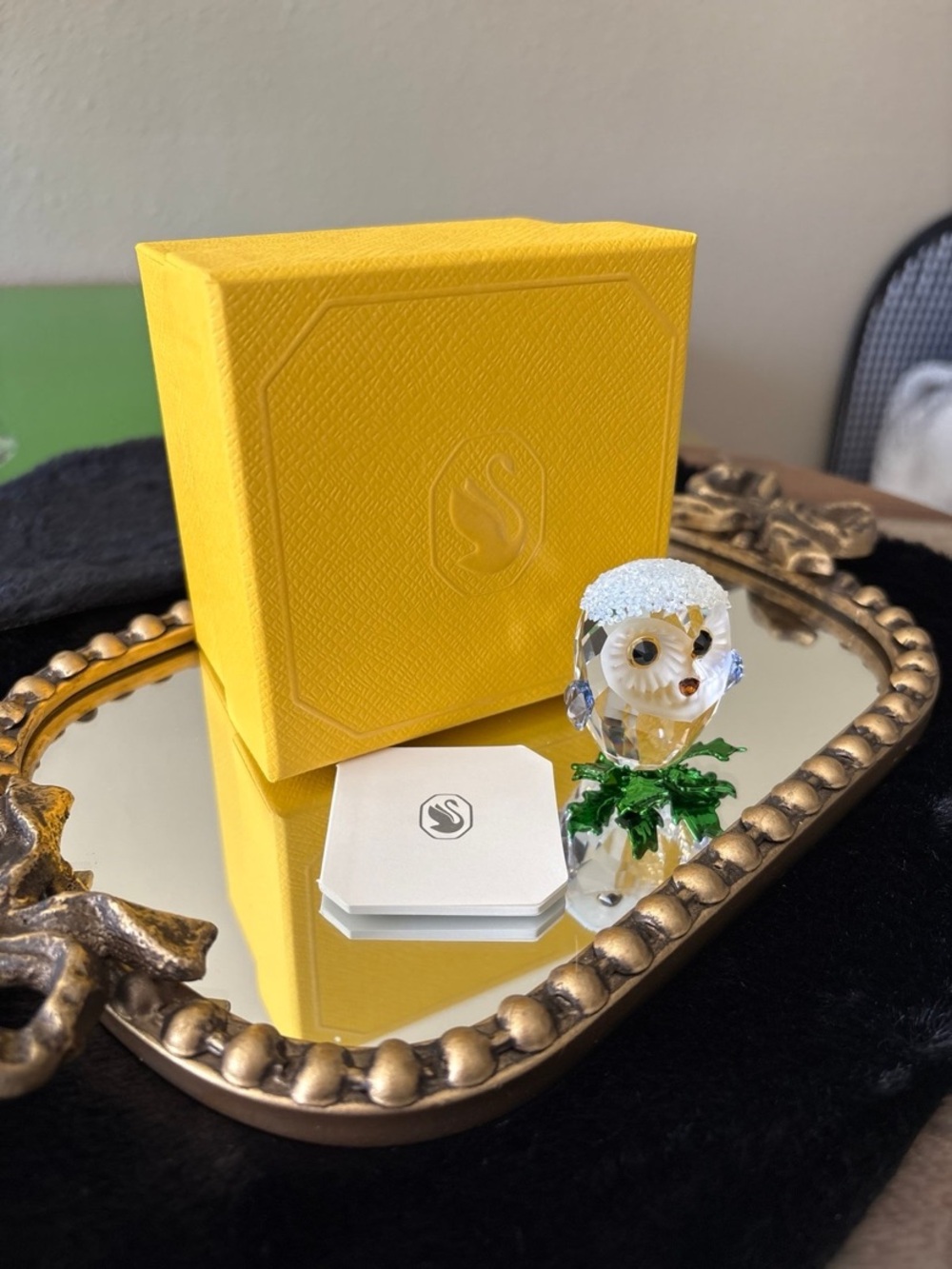 Swarovski Idyllia Baby Owl figurine NWB